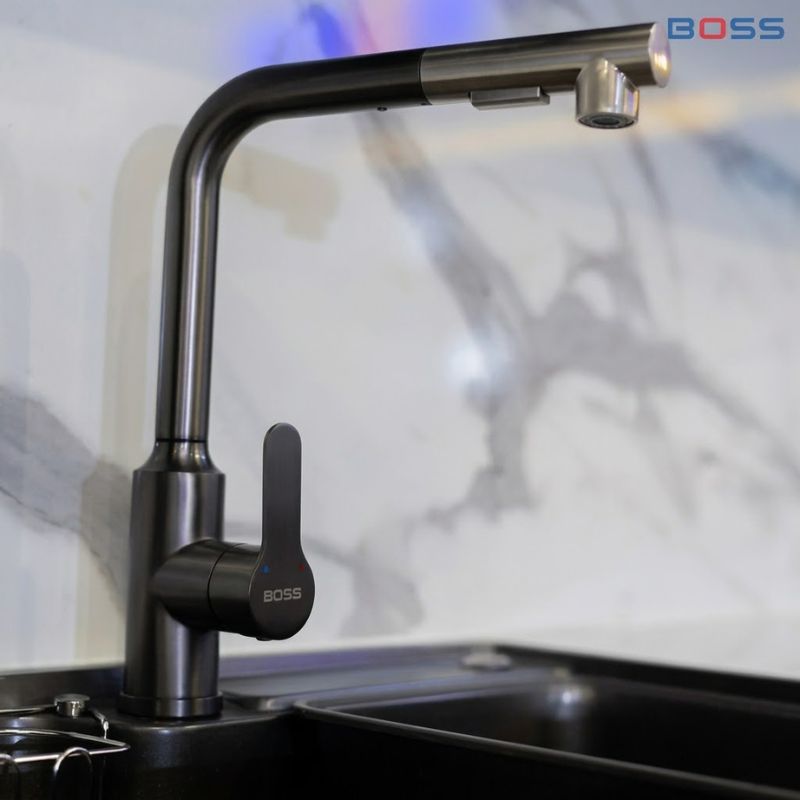 Vòi Boss dây rút cổ trụ BN622