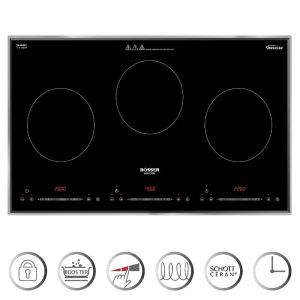 Bảng điều khiển và tính năng an toàn bếp từ Boss BIJ269P