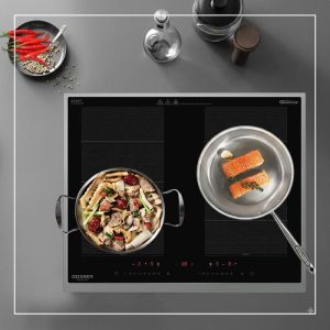 Bếp từ 4 vùng nấu sở hữu mặt kính Schott Ceran từ Đức