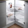 Mâm xoay 1/1 nan tròn inox 3/4 boss lắp đặt tủ bếp